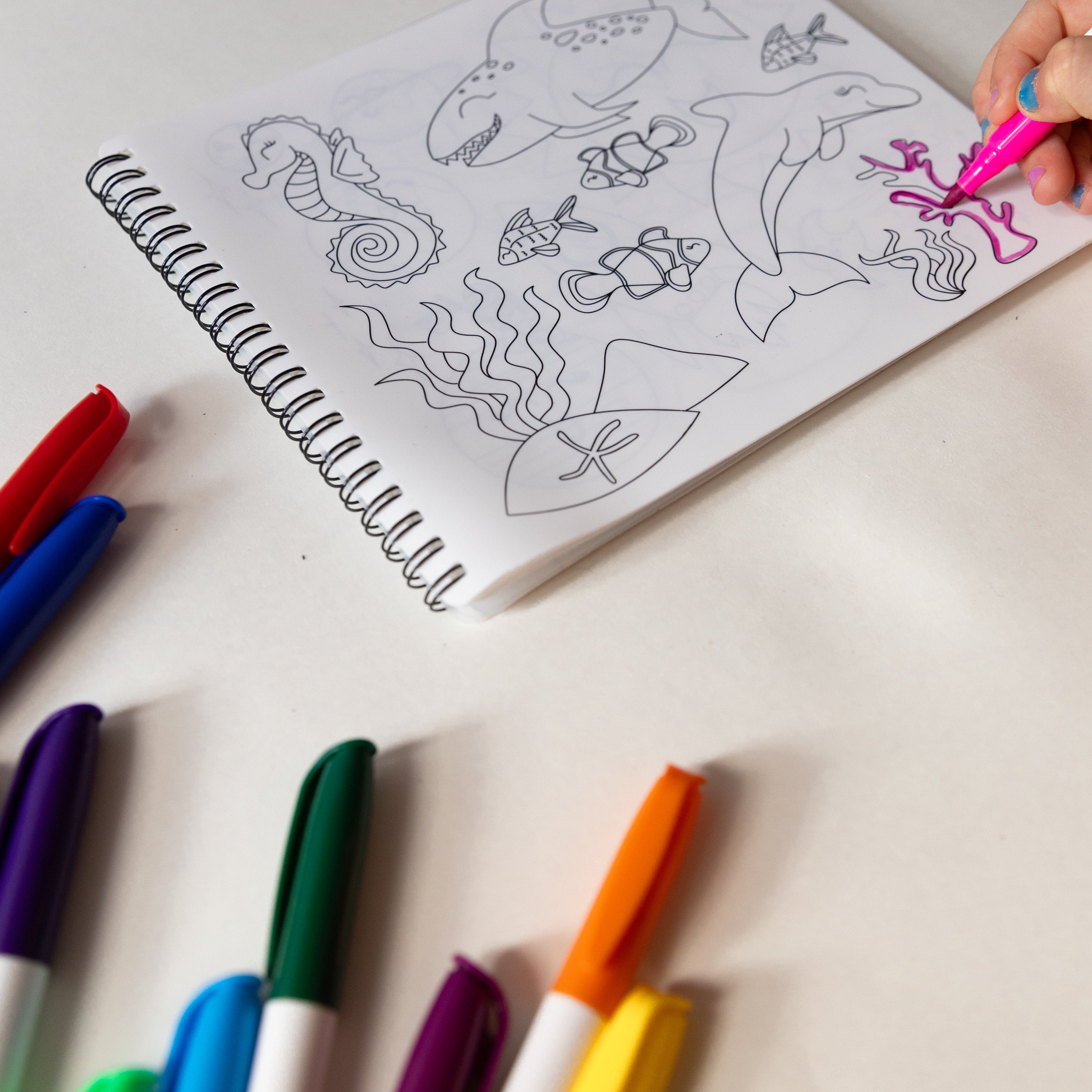 How Reusable Colouring Books Can Boost Your Child's Development