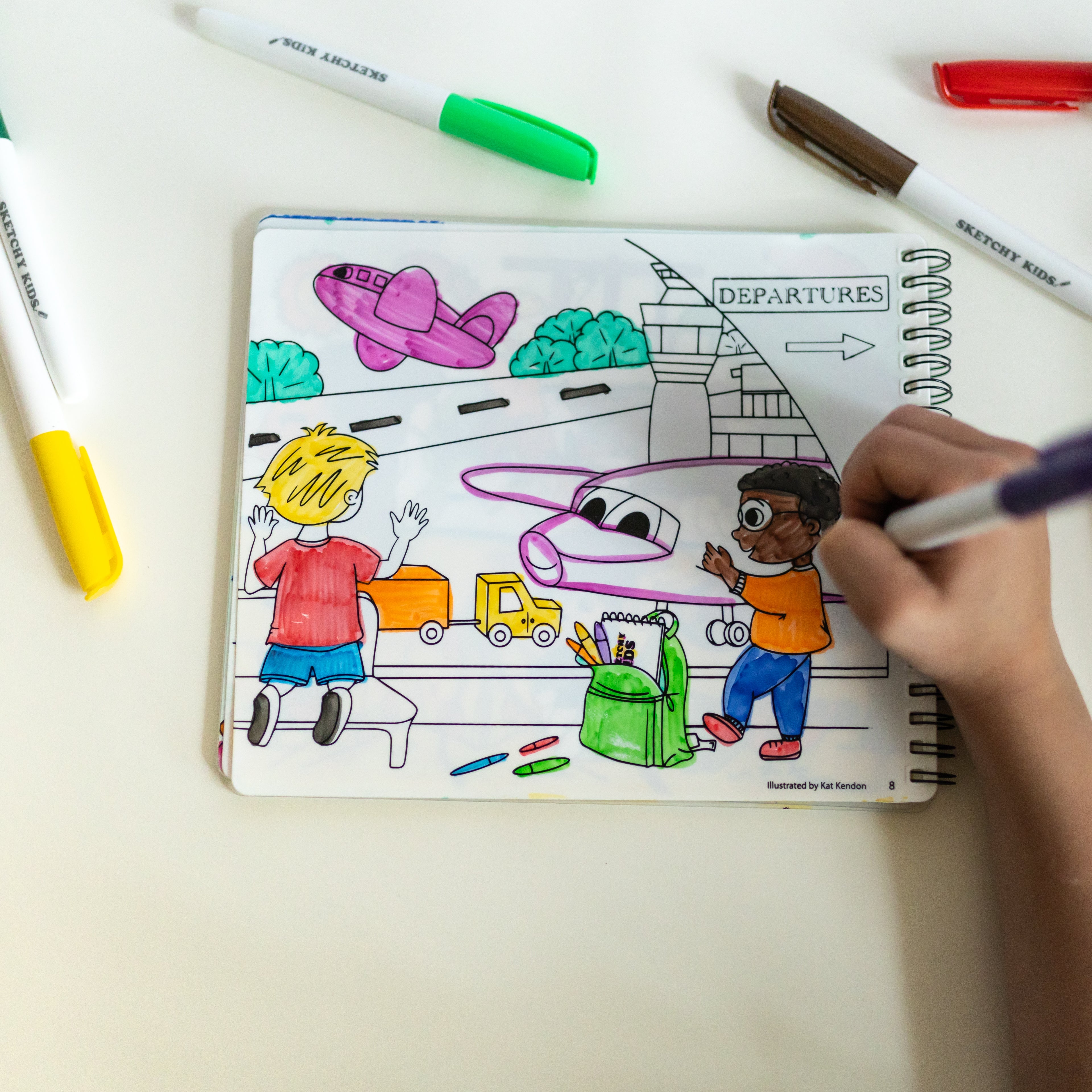 Silicone colouring book Australia