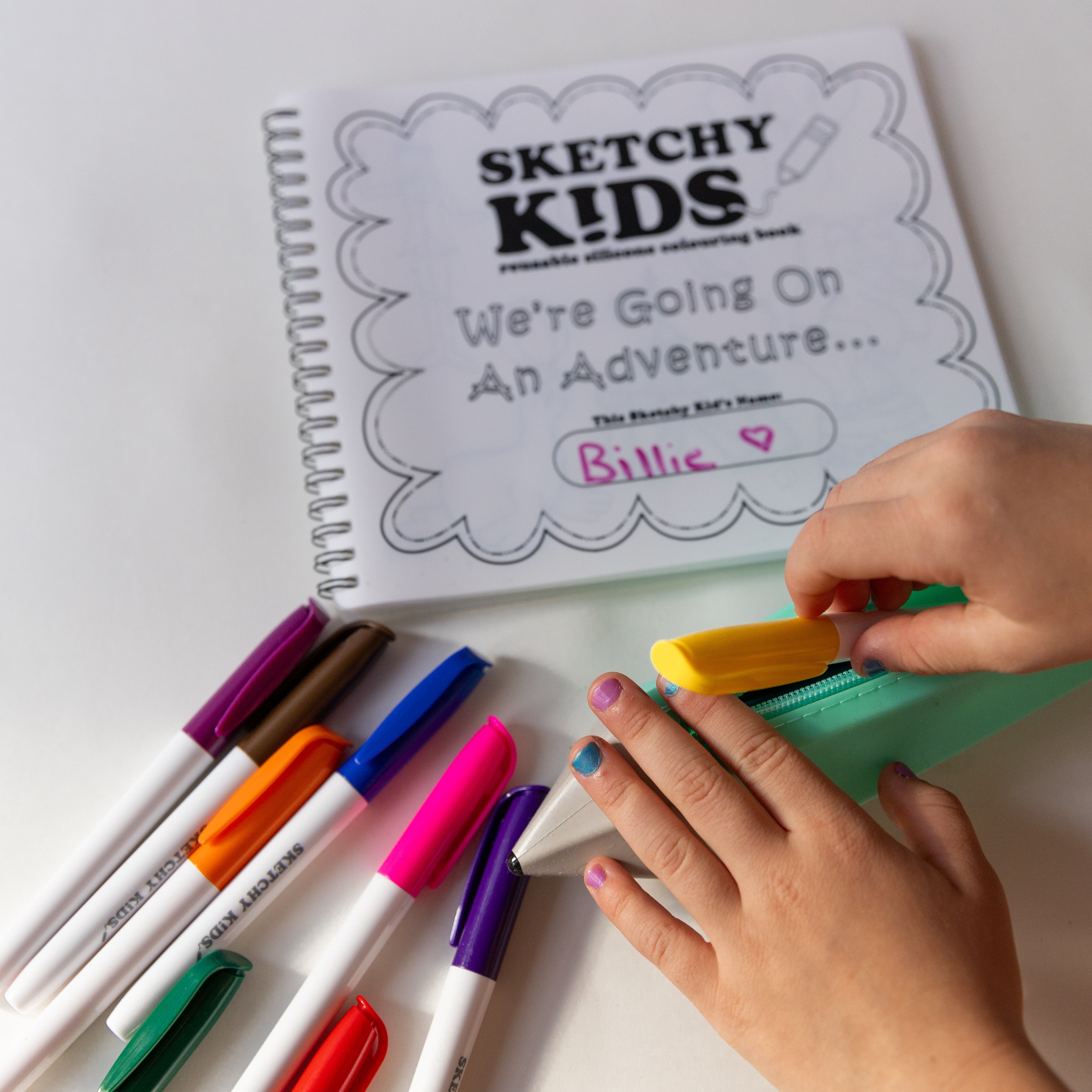 turqoise silicone pencil shaped pencil case