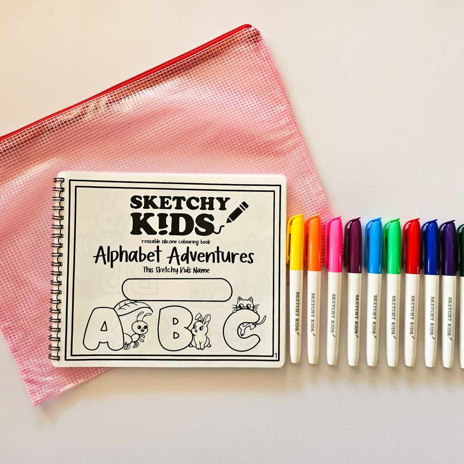 Reusable colouring book for kids