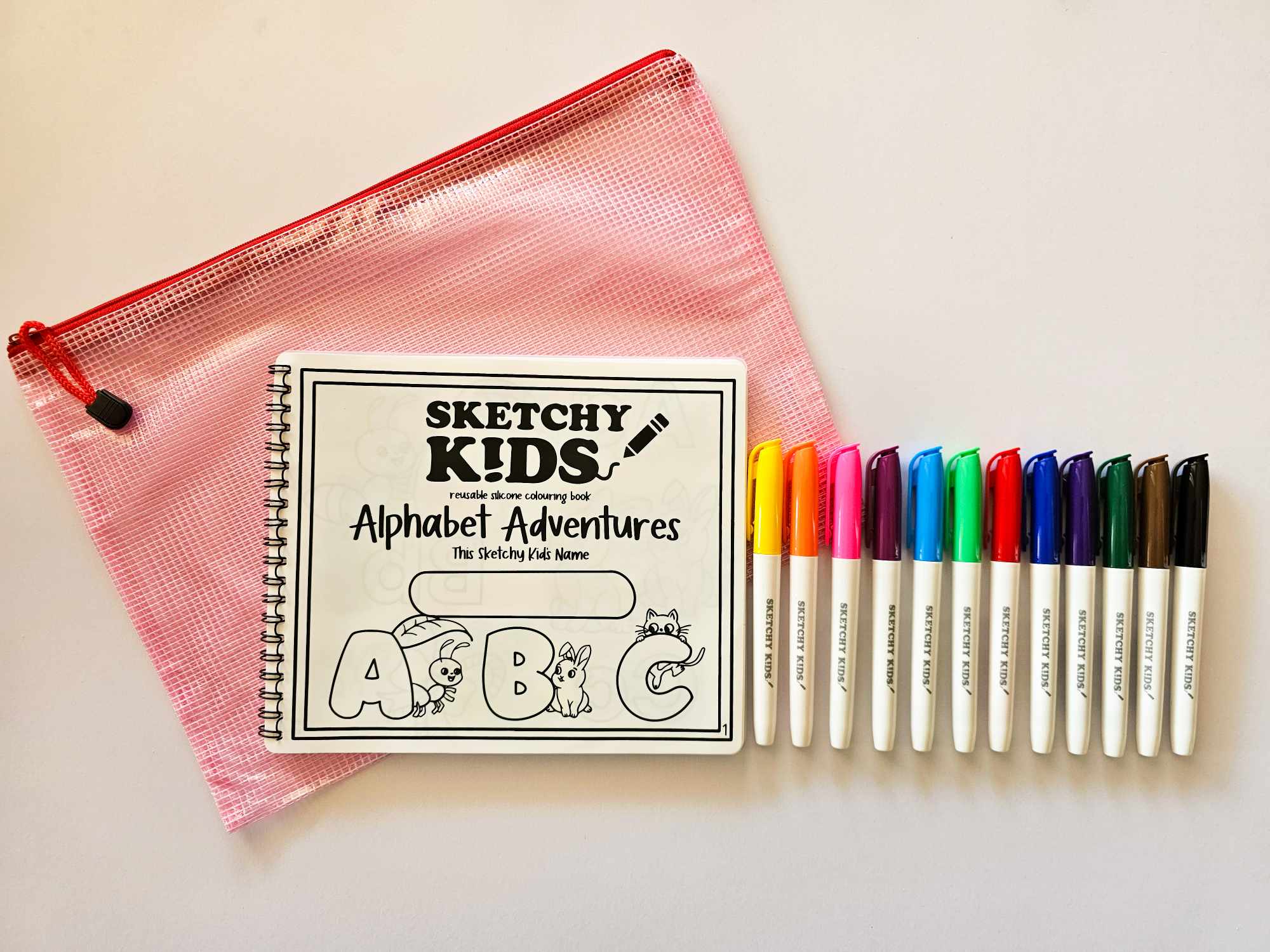 Reusable colouring book for kids