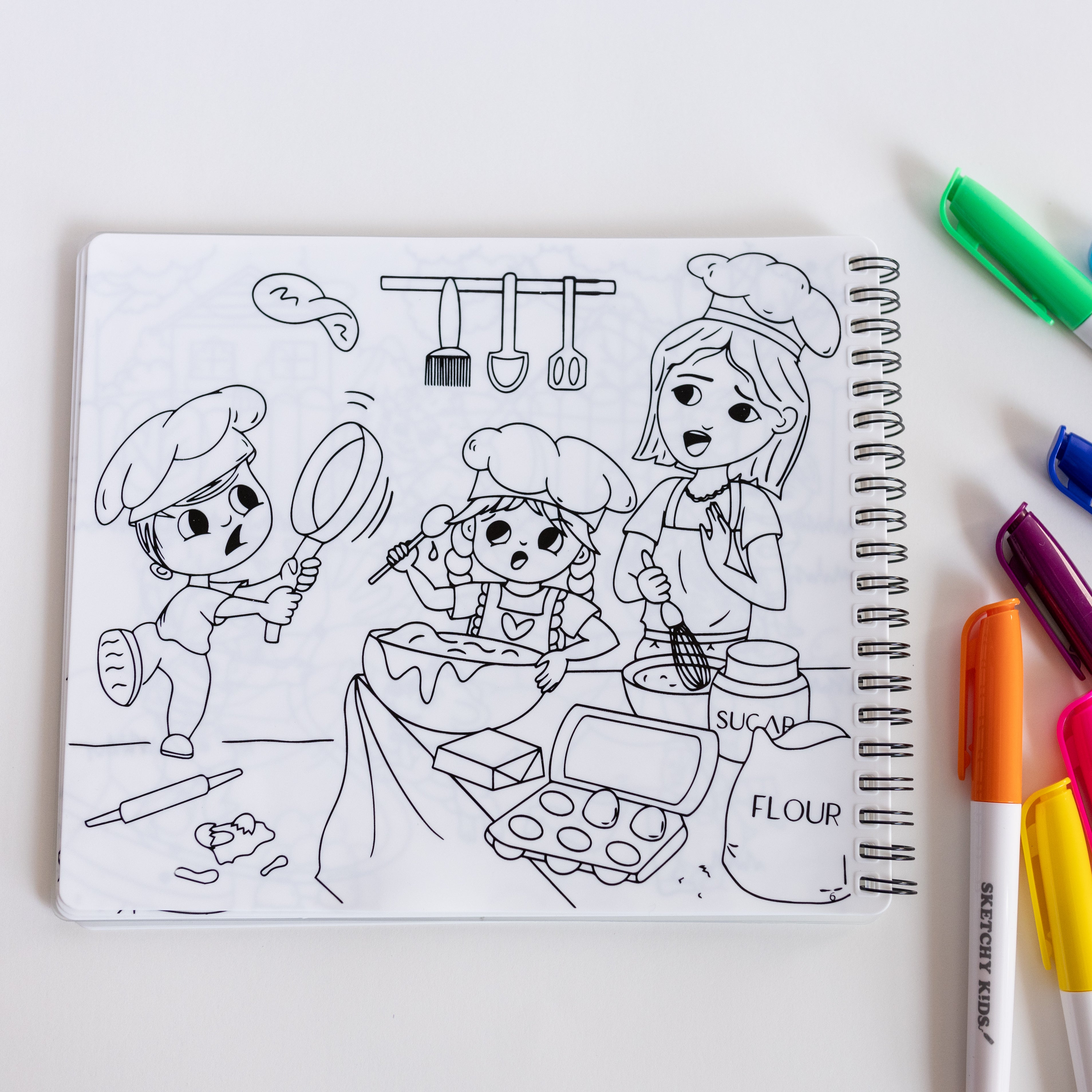 Silicone colouring book Australia