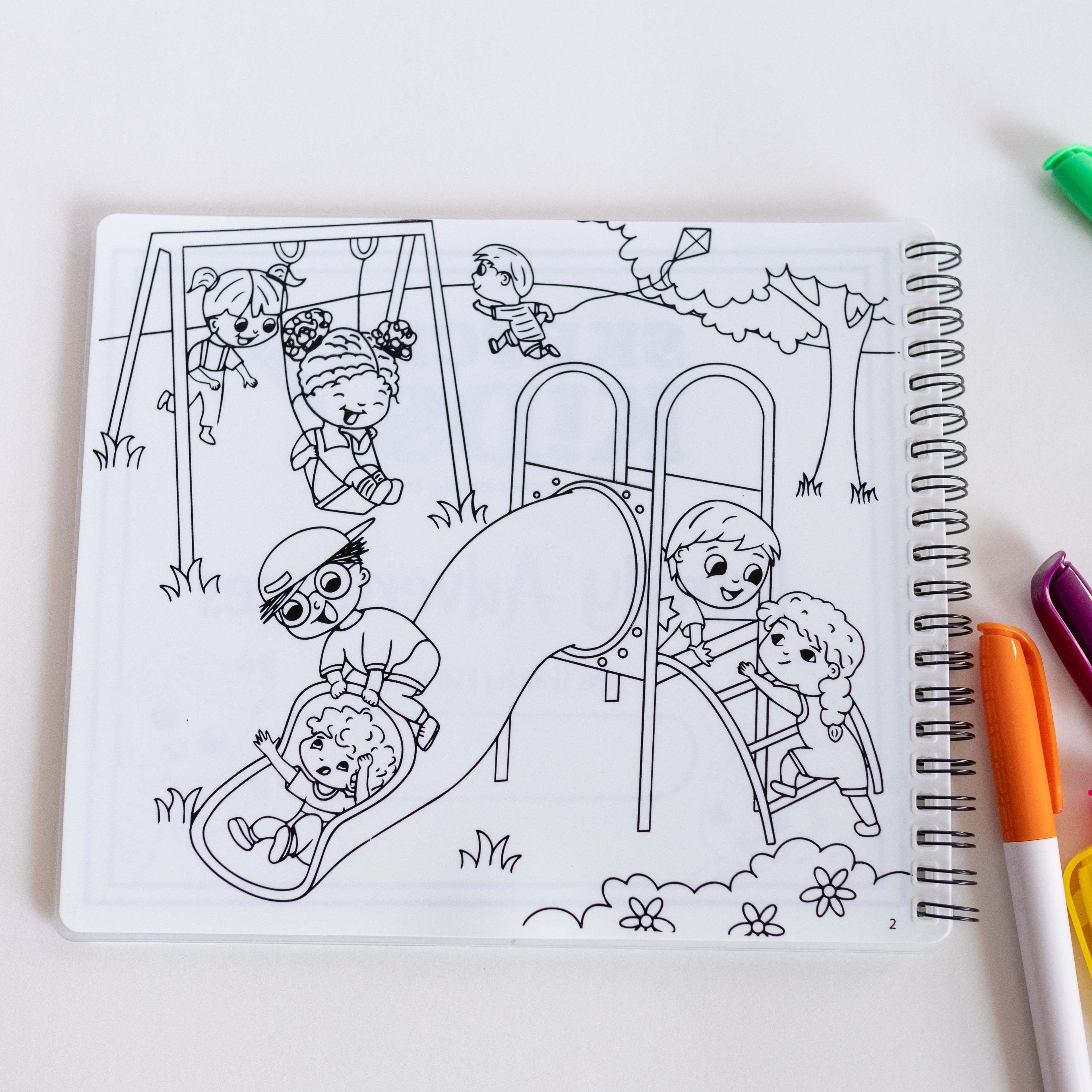 Silicone colouring book Australia