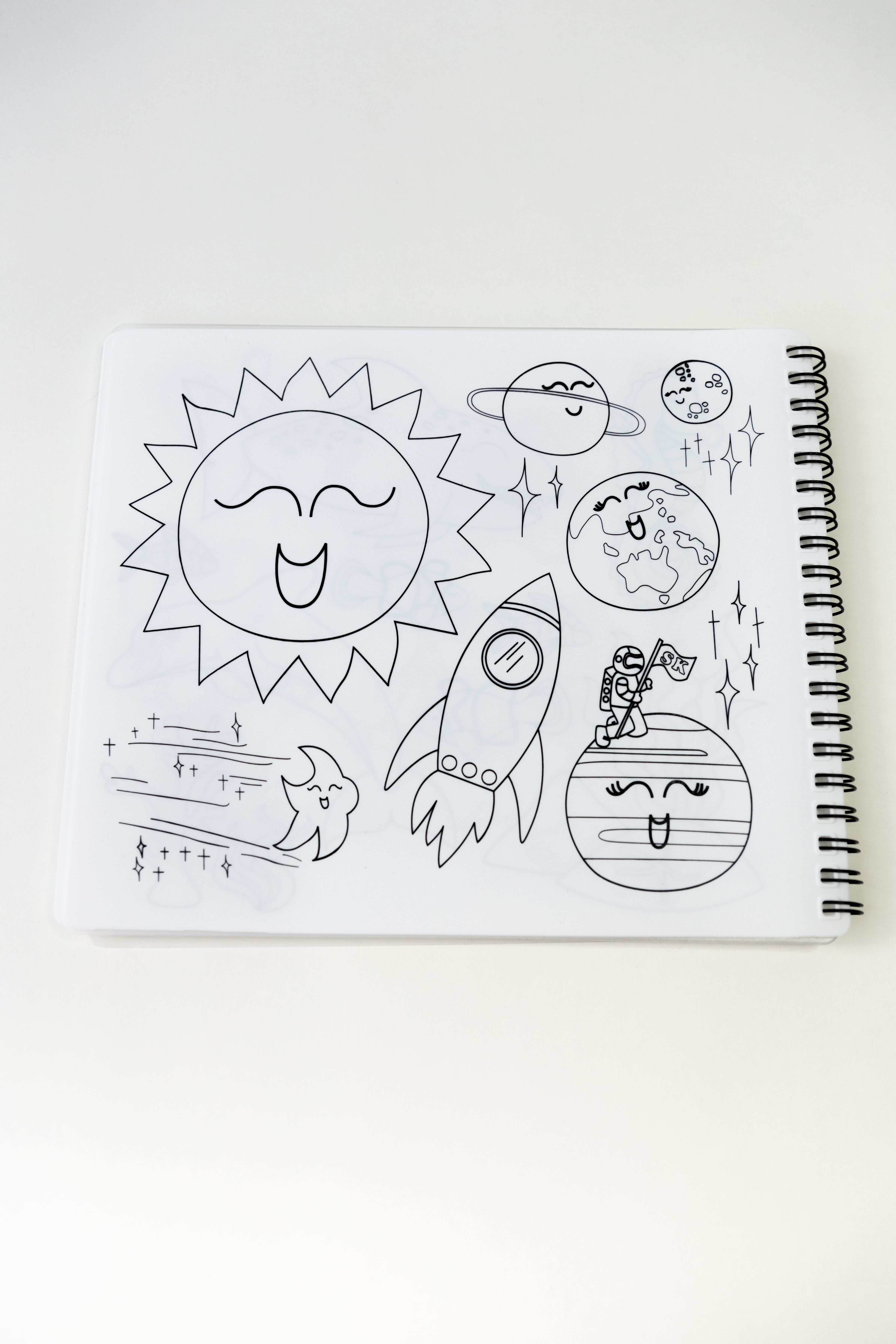 Reusable colouring book for kids.
Silicone colouring book Australia.