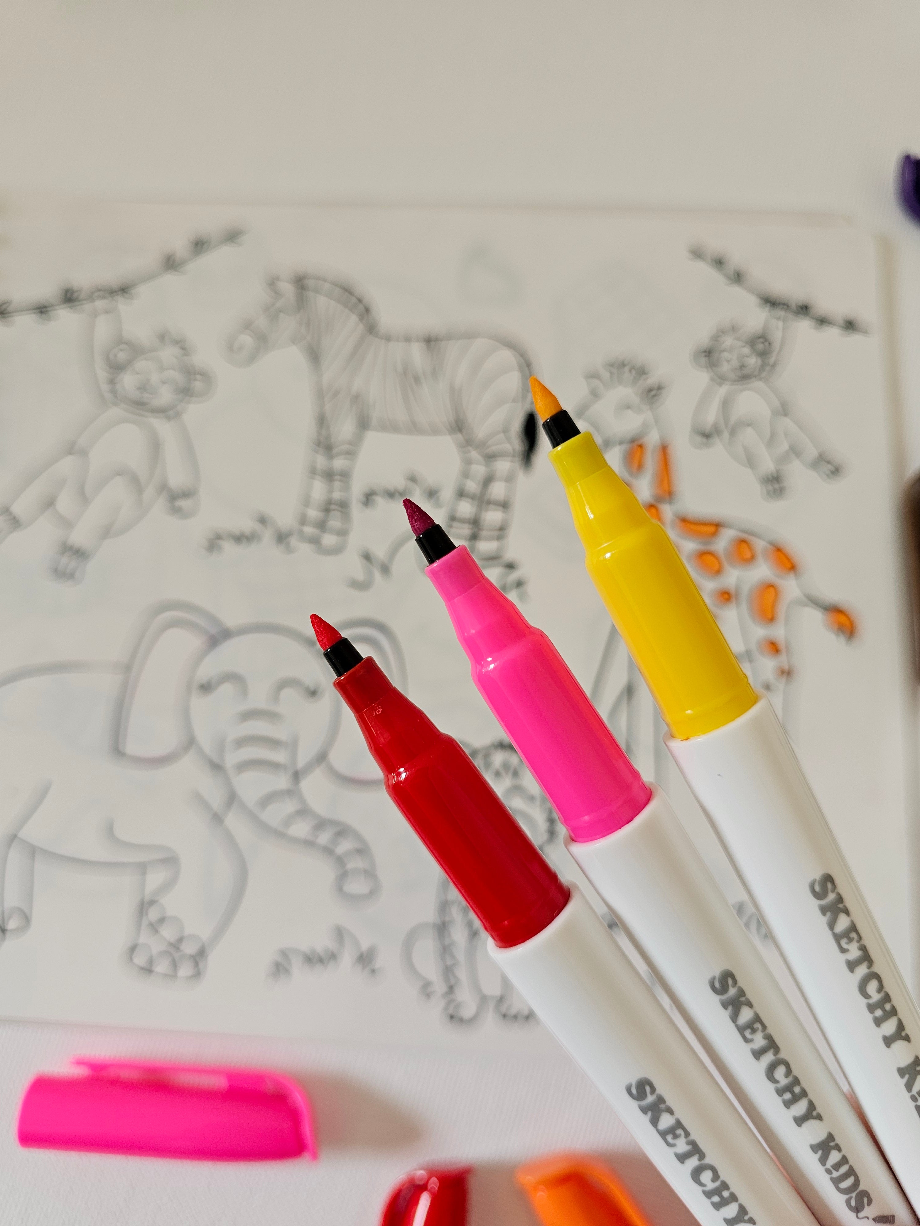 Fine Tip Markers - 12 pack – Sketchy Kids