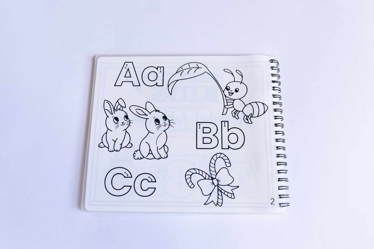 'Alphabet Adventures' Reusable Colouring Book